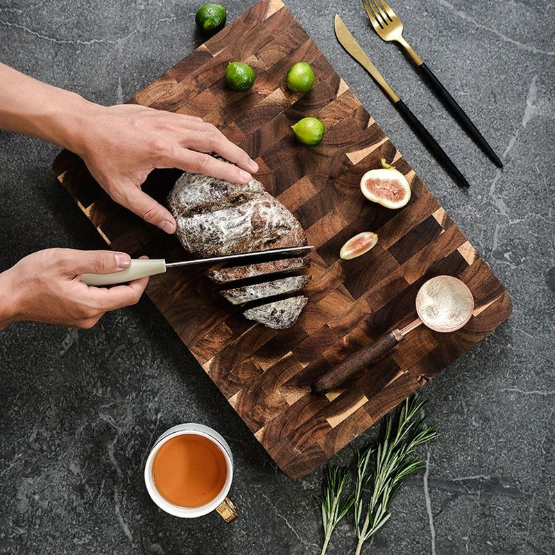 Stylish wood cutting board