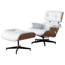 Load image into Gallery viewer, Modern classic replica lounge chair with ottoman chaise
