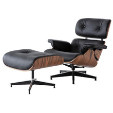 Load image into Gallery viewer, Modern classic replica lounge chair with ottoman chaise
