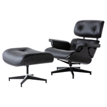 Load image into Gallery viewer, Modern classic replica lounge chair with ottoman chaise
