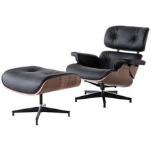 Load image into Gallery viewer, Modern classic replica lounge chair with ottoman chaise
