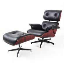 Load image into Gallery viewer, Modern classic replica lounge chair with ottoman chaise
