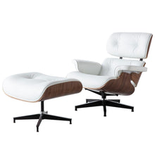 Load image into Gallery viewer, Modern classic replica lounge chair with ottoman chaise
