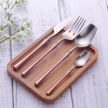 Load image into Gallery viewer, Luxurious gold portable cutlery sets
