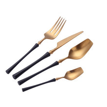 Load image into Gallery viewer, Luxurious gold portable cutlery sets
